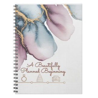 Watercolour Timeline | Artistic Wedding Design Notebook