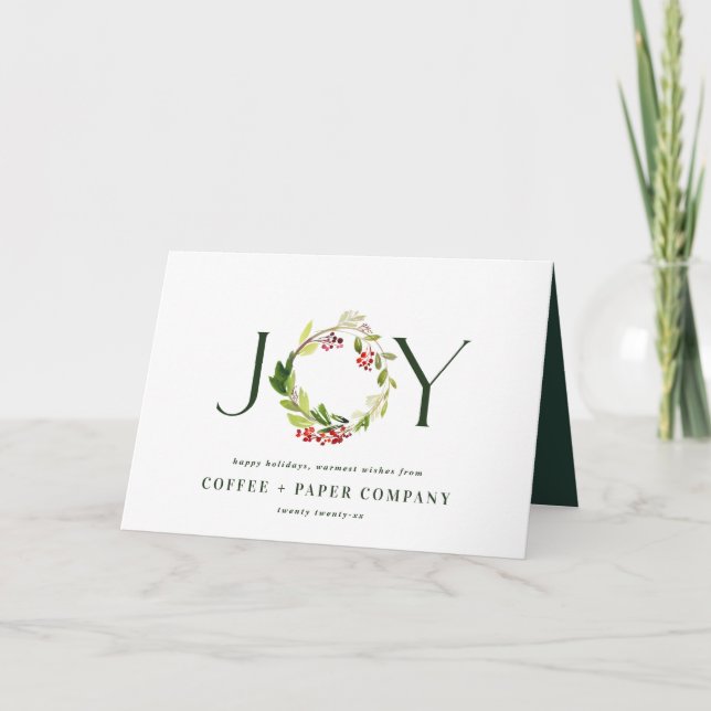 Watercolour traditional botanical modern holiday c (Front)