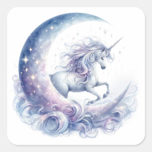 Watercolour Unicorn Stickers