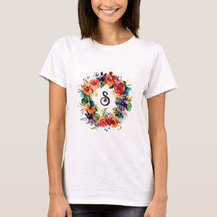 Watercolour Wreath  T-Shirt
