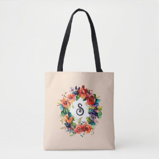 Watercolour Wreath Tote Bag