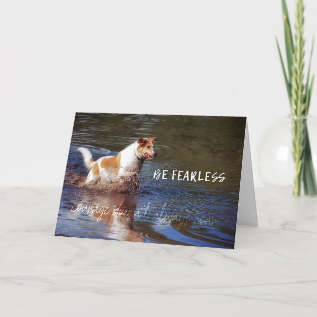 WATERDOG Greeting Card (Front)