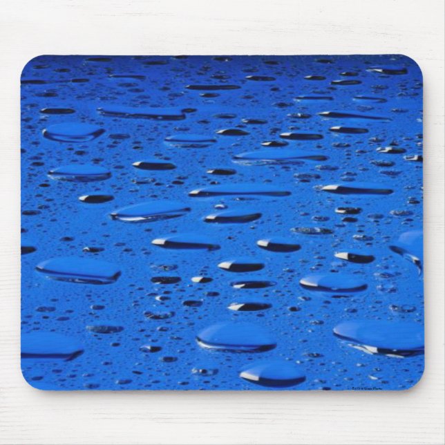 Waterdrops Mousepad (Front)