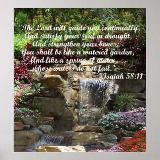 Watered Garden Poster