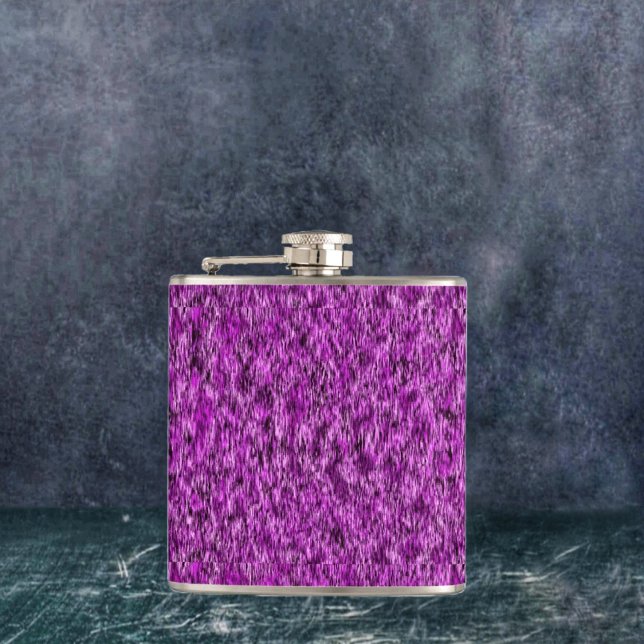Watered Silk IV Hip Flask (This Watered Silk-IV design, gives an luxurious, look to this flask!)