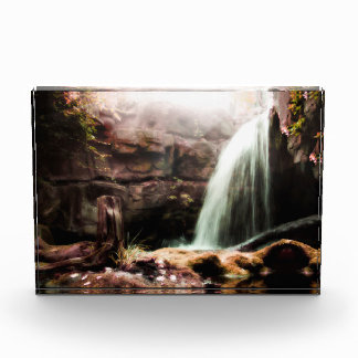 Waterfall Acrylic Block