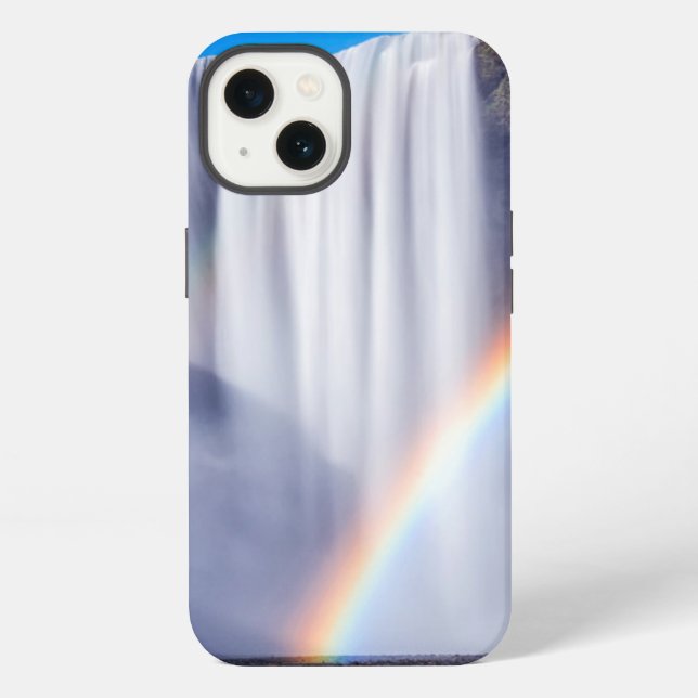 Waterfall and rainbow iPhone case (Back)