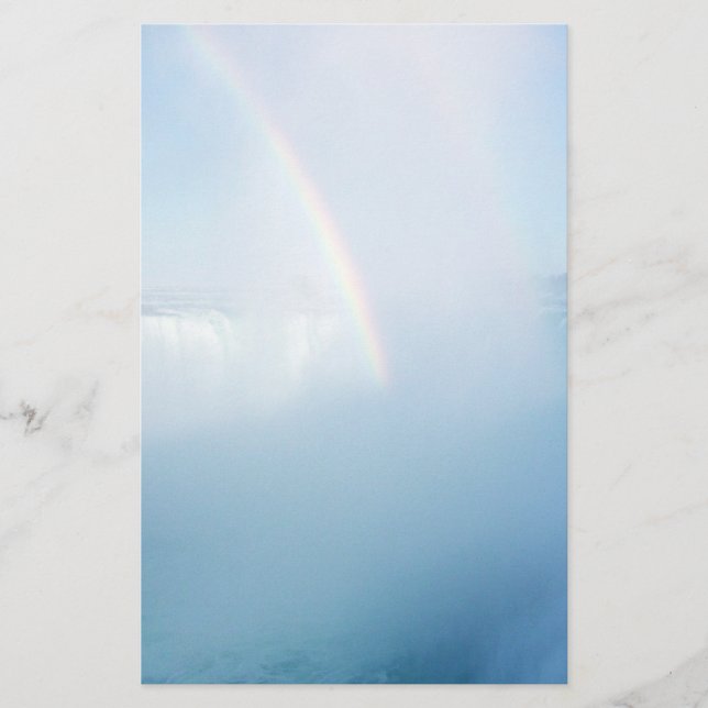 waterfall and rainbow stationery (Front)