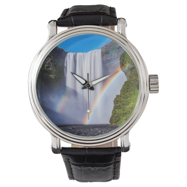 Waterfall and rainbow watch (Front)