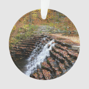 Waterfall at Laurel Hill State Park II Ornament