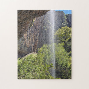 Waterfall Backside Jigsaw Puzzle