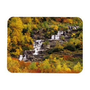 Waterfall below Mt Cannon in Glacier National Magnet