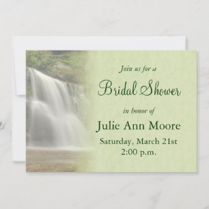 Waterfall Bridal Shower Invitation