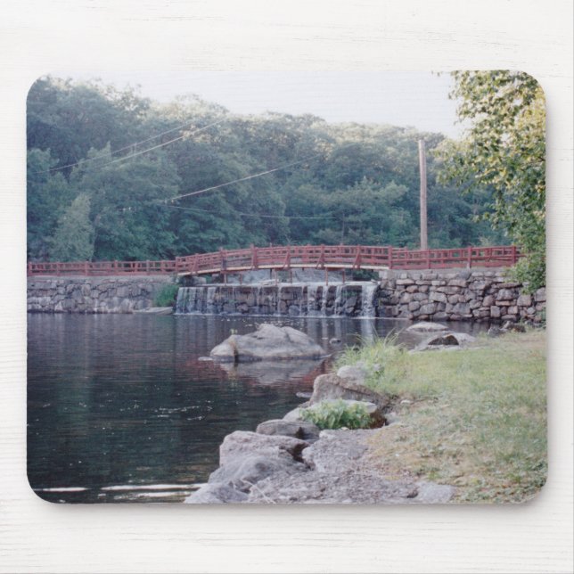 Waterfall Bridge Mouse Pad (Front)