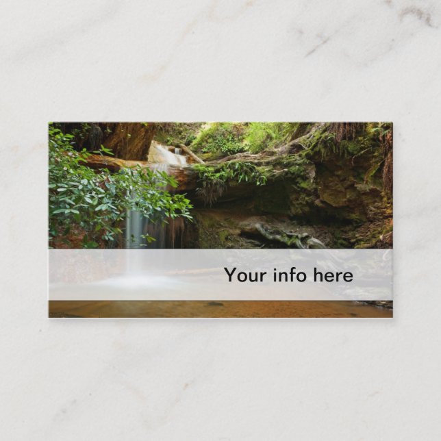 Waterfall business card (Front)
