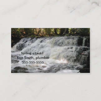 Waterfall Business Cards