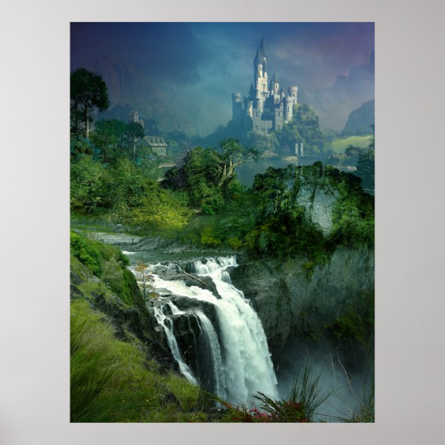 Waterfall Castle Poster (Front)