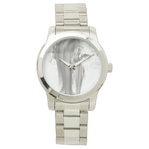Waterfall Classic Watch Cool Silver Dad For Him