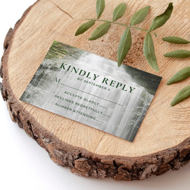 Waterfall Country Outdoor Wedding RSVP (Creator Uploaded)