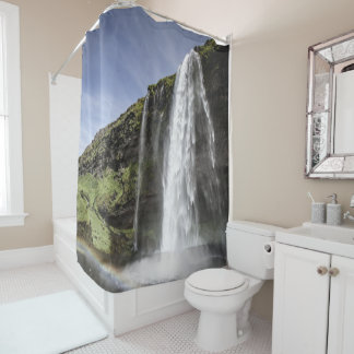 Waterfall, customise shower curtain
