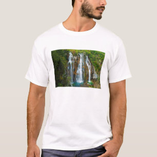 Waterfall elevated view, Croatia T-Shirt