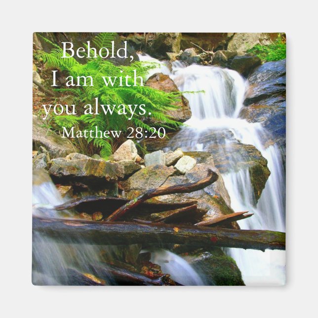 Waterfall Faith Magnet (Front)