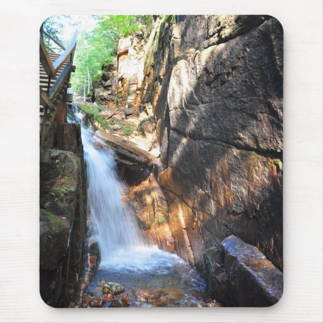 Waterfall Franconia Notch State Park NH Mousepad (Front)