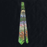 Waterfall Garden Tie<br><div class="desc">Show your style and appreciation for nature with this colourful tie featuring a scene of a floral garden and cascade of water. Wearable art... that's what it's all about.</div>