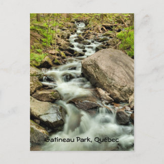 Waterfall, Gatineau Park, Quebec. Postcard