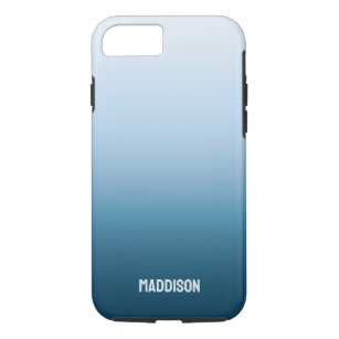 Waterfall Gradient Teal and Navy Cool Colour Case-Mate iPhone Case