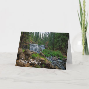 WATERFALL - HAPPY BIRTHDAY CARD
