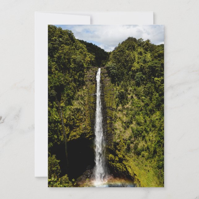Waterfall Holiday Card (Front)