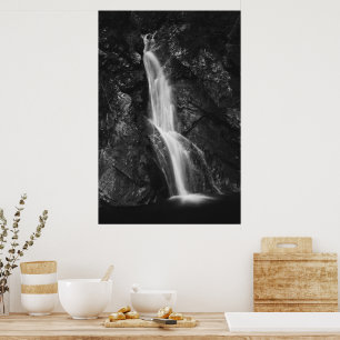Waterfall in Hell Gorge, Slovenia Poster