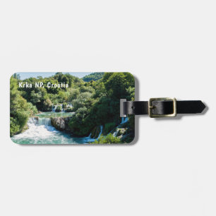 Waterfall in Krka National Park - Dalmatia,Croatia Luggage Tag