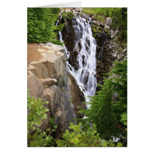 Waterfall in Mount Rainier National Park
