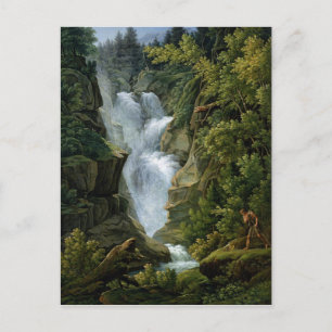 Waterfall in the Bern Highlands, 1796 Postcard
