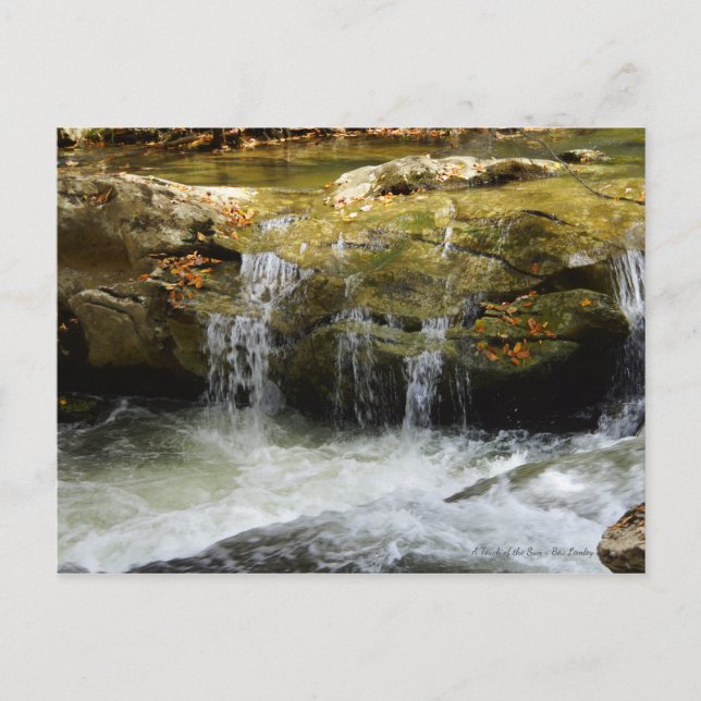 Waterfall in the Blue Ridge Mountains Postcard (Front)