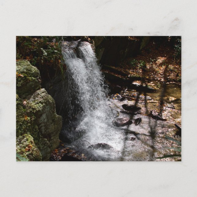 Waterfall in the Blue Ridge Mountains Postcard (Front)