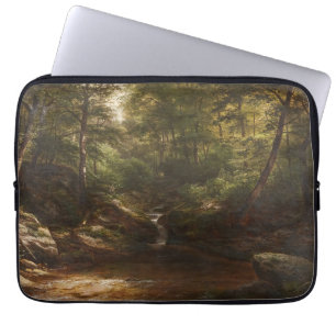 Waterfall in the Forest – George Hetzel Laptop Sleeve