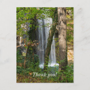 Waterfall In The Woods Postcard
