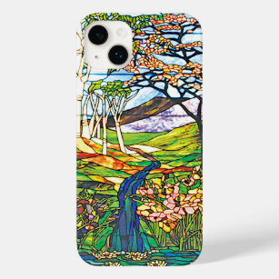 Waterfall Iris Birch Tiffany Stained Glass Window Case-Mate iPhone 14 Plus Case