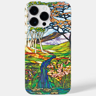Waterfall Iris Birch Tiffany Stained Glass Window Case-Mate iPhone 14 Pro Max Case