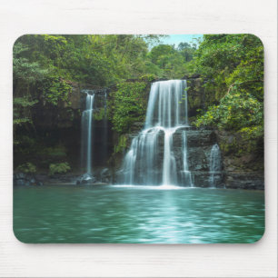 Waterfall Klong Chao Koh Kood island Mouse Pad
