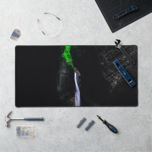 Waterfall Kozjak in all its glory Desk Mat