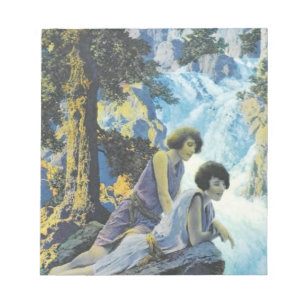 Waterfall - Maxfield Parrish Notepad