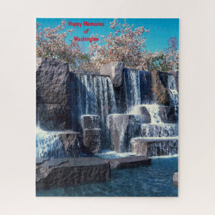 Waterfall Memorial Washington DC. Jigsaw Puzzle