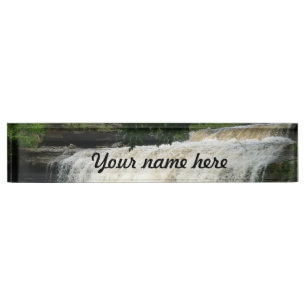 Waterfall nameplate