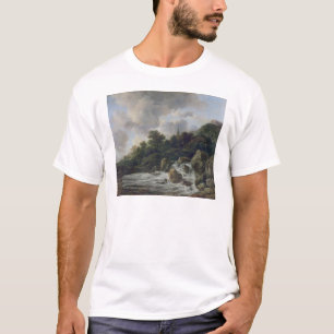 Waterfall Near a Village, c.1665-70 T-Shirt