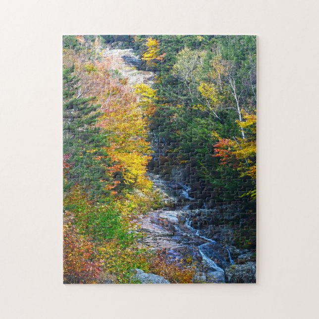 Waterfall New Hampshire. Jigsaw Puzzle (Vertical)
