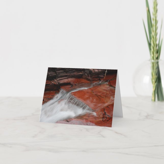 Waterfall Note Card (blank) (Front)